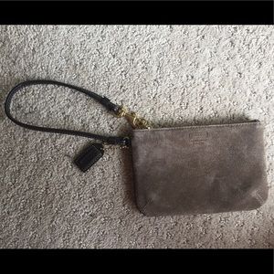 Coach Leather Wristlet